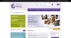 Desktop Screenshot of lifetimehomes.org.uk
